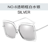 Metal Frame Round Frame Irregular Summer Hot Sunglasses