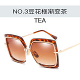 Metal Frame Round Frame Irregular Summer Hot Sunglasses