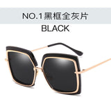 Metal Frame Round Frame Irregular Summer Hot Sunglasses