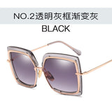 Metal Frame Round Frame Irregular Summer Hot Sunglasses