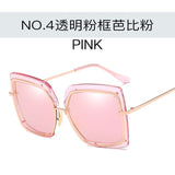 Metal Frame Round Frame Irregular Summer Hot Sunglasses