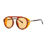 2019 Vintage Round Steampunk Sunglasses