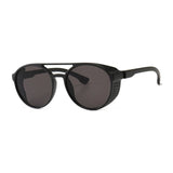 Classic Retro Round Steampunk Men Sunglasses
