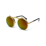 Classic Steampunk Flip Up Sunglasses