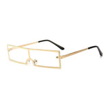 Small Rimless Women Sunglasses