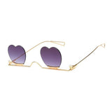 New 2019 Women Fashion Heart Sunglasses