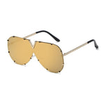 Oversize Rimless Women Sunglasses