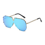 Oversize Rimless Women Sunglasses