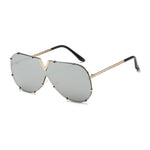 Oversize Rimless Women Sunglasses