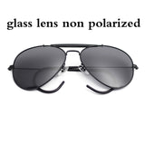 glass lens aviation sunglasses