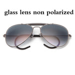 glass lens aviation sunglasses