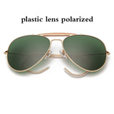glass lens aviation sunglasses