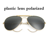 glass lens aviation sunglasses